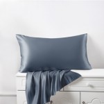 Best Misty Blue Silk Pillowcases UK
