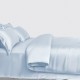 Best Baby Blue 3 PCS 22 Momme Mulberry Silk Duvet Cover Set UK Best Baby Blue 3 PCS 22 Momme Mulberry Silk Duvet Cover Set UK
