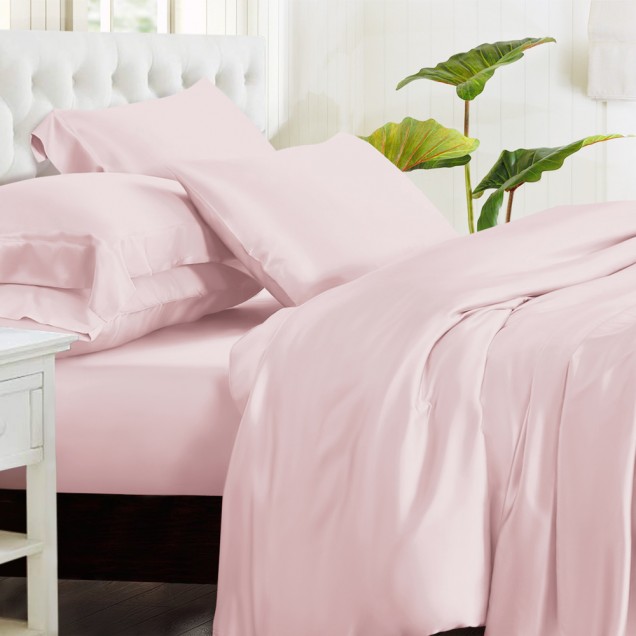 Best Baby Pink 22 Momme Mulberry Silk Duvet Cover UK Best Baby Pink 22 Momme Mulberry Silk Duvet Cover UK