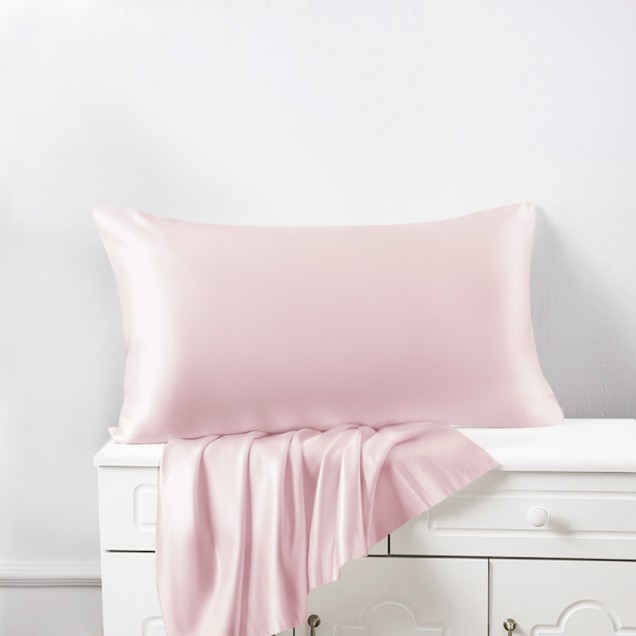 Best Baby Pink Envelope 22 Momme Mulberry Silk Pillowcase UK