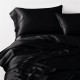 Best Black 22 Momme Mulberry Silk Duvet Cover UK