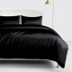 Best Black 22 Momme Mulberry Silk Duvet Cover UK