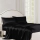 Best Black 22 Momme Mulberry Silk Flat Sheet UK