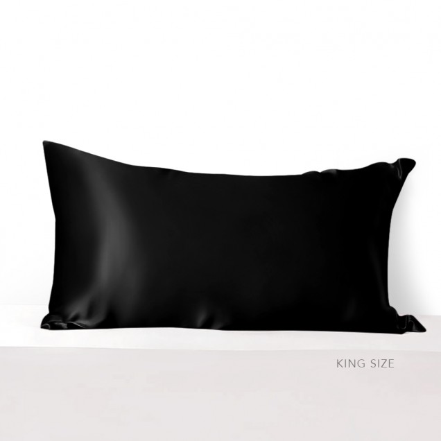 Best Black 22 Momme Mulberry Zipper Silk Pillowcase UK Best Black 22 Momme Mulberry Zipper Silk Pillowcase UK