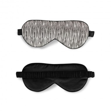 Best Black & Silver Silk Sleep Mask UK