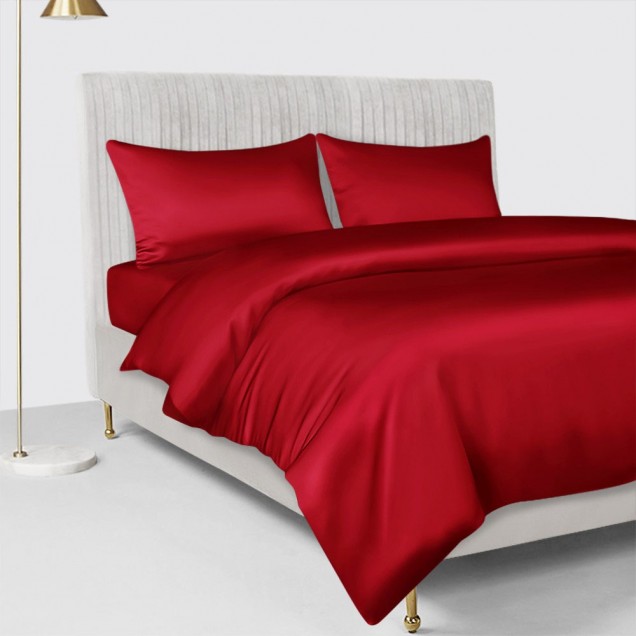 Best Cherry 22 Momme Mulberry Silk Duvet Cover UK Best Cherry 22 Momme Mulberry Silk Duvet Cover UK