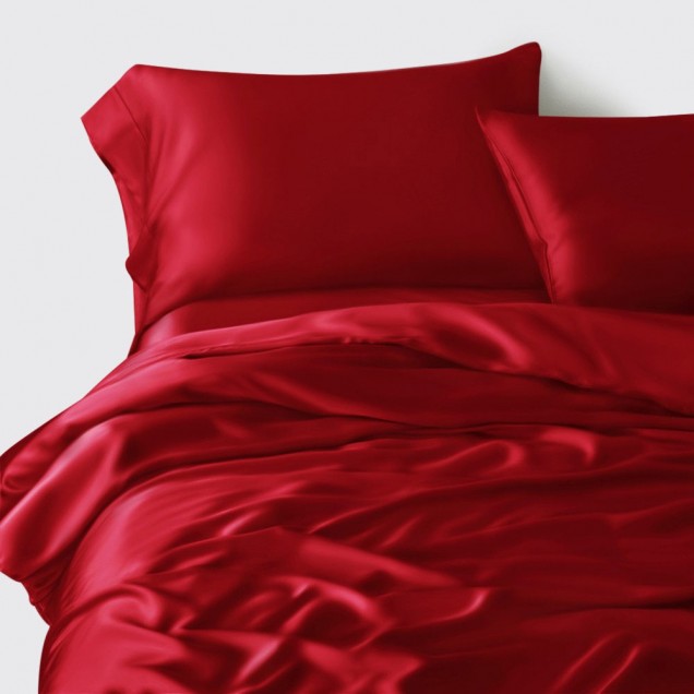 Best Cherry 22 Momme Mulberry Silk Duvet Cover UK Best Cherry 22 Momme Mulberry Silk Duvet Cover UK