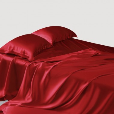 Best Cherry 22 Momme Mulberry Silk Sheet Set UK