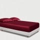 Best Claret 22 Momme Mulberry Silk Fitted Sheet UK Best Claret 22 Momme Mulberry Silk Fitted Sheet UK