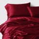 Best Claret 3 PCS 22 Momme Mulberry Silk Duvet Cover Set UK Best Claret 3 PCS 22 Momme Mulberry Silk Duvet Cover Set UK