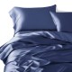 Best Dark Blue 22 Momme Mulberry Silk Duvet Cover UK