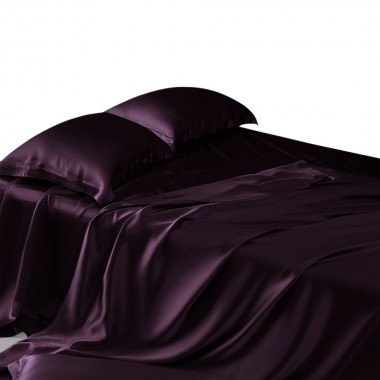 Best Grape 22 Momme Mulberry Silk Sheet Set UK