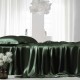 Best Hunter Green 22 Momme Mulberry Silk Flat Sheet UK Best Hunter Green 22 Momme Mulberry Silk Flat Sheet UK