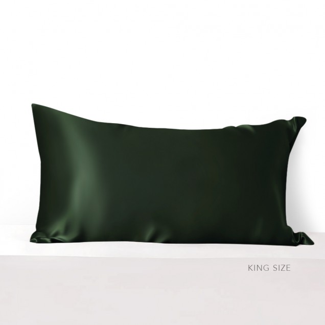 Best Hunter Green Envelope 22 Momme Mulberry Silk Pillowcase UK Best Hunter Green Envelope 22 Momme Mulberry Silk Pillowcase UK