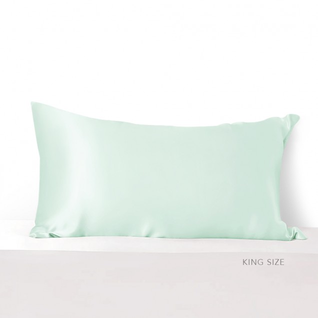 Best Light Cyan Envelope 22 Momme Mulberry Silk Pillowcase UK Best Light Cyan Envelope 22 Momme Mulberry Silk Pillowcase UK