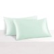 Best Light Cyan 22 Momme Mulberry Zipper Silk Pillowcase UK Best Light Cyan 22 Momme Mulberry Zipper Silk Pillowcase UK