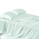 Best Light Cyan 22 Momme Mulberry Silk Sheet Set UK