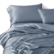 Best Misty Blue 22 Momme Mulberry Silk Duvet Cover UK