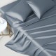 Best Misty Blue 22 Momme Mulberry Silk Flat Sheet UK Best Misty Blue 22 Momme Mulberry Silk Flat Sheet UK