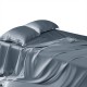 Best Misty Blue 22 Momme Mulberry Silk Flat Sheet UK Best Misty Blue 22 Momme Mulberry Silk Flat Sheet UK