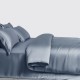 Best Misty Blue 3 PCS 22 Momme Mulberry Silk Duvet Cover Set UK Best Misty Blue 3 PCS 22 Momme Mulberry Silk Duvet Cover Set UK