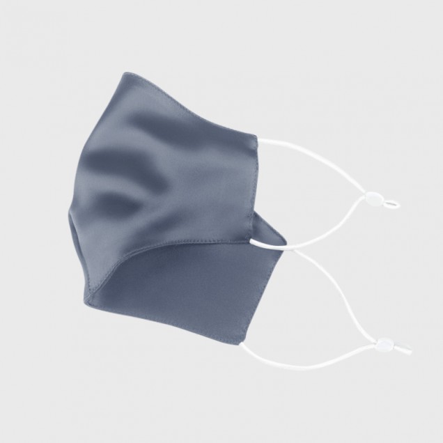 Best Misty Blue & White Double-Sided 22 Momme Silk Face Mask UK Best Misty Blue & White Double-Sided 22 Momme Silk Face Mask UK