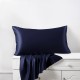 Best Navy Envelope 22 Momme Mulberry Silk Pillowcase UK