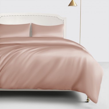 Best Pearl Pink 22 Momme Mulberry Silk Duvet Cover UK
