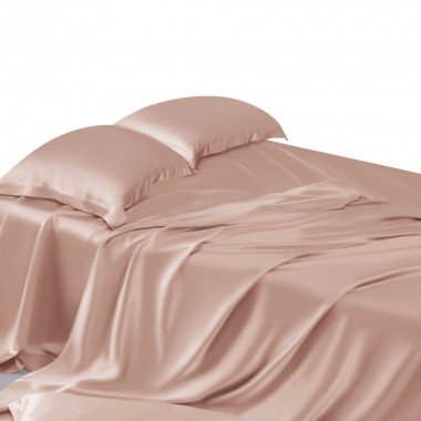 Best Pearl Pink 22 Momme Mulberry Silk Sheet Set UK