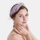 Best Purple & Ivory Silk Headband UK Best Purple & Ivory Silk Headband UK