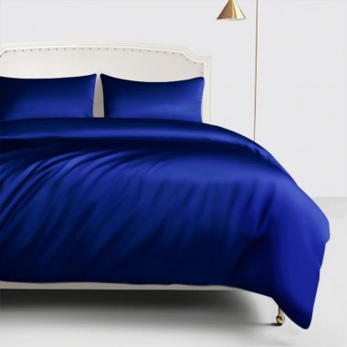 Best Royal Blue 22 Momme Mulberry Silk Duvet Cover UK