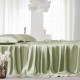Best Sage Green 22 Momme Mulberry Silk Sheet Set UK