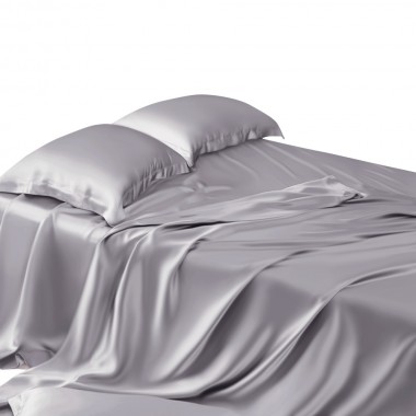 Best Silver 22 Momme Mulberry Silk Sheet Set UK