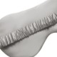 Best Silver & Ivory Suede Rose Silk Eye Mask UK Best Silver & Ivory Suede Rose Silk Eye Mask UK