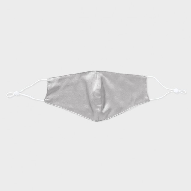 Best Silver & White Double-Sided 22 Momme Silk Face Mask UK Best Silver & White Double-Sided 22 Momme Silk Face Mask UK
