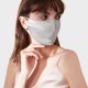 Best Silver & White Double-Sided 22 Momme Silk Face Mask UK Best Silver & White Double-Sided 22 Momme Silk Face Mask UK