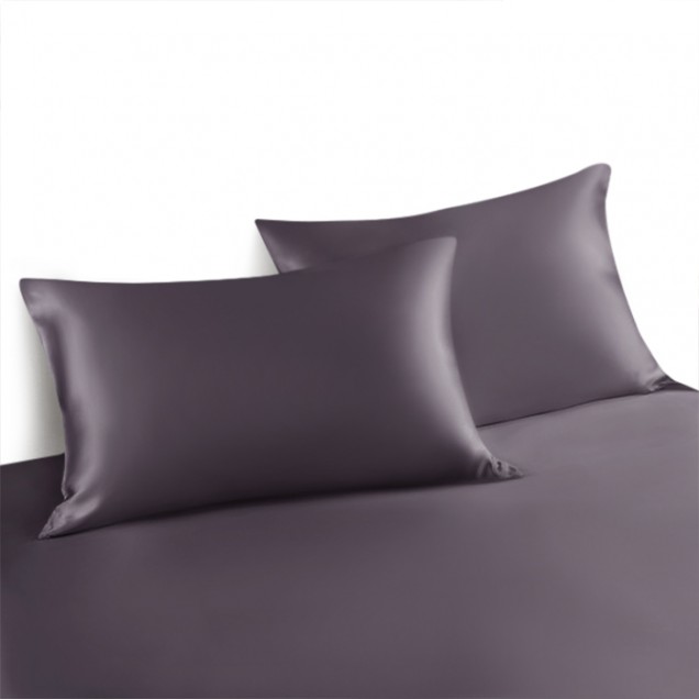 Best Slate Gray Envelope 22 Momme Mulberry Silk Pillowcase UK Best Slate Gray Envelope 22 Momme Mulberry Silk Pillowcase UK