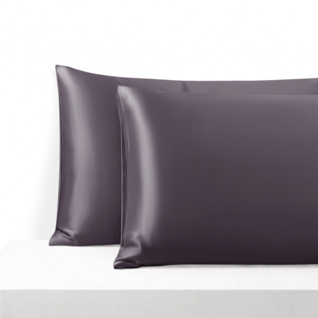 Best Slate Gray Envelope 22 Momme Mulberry Silk Pillowcase UK Best Slate Gray Envelope 22 Momme Mulberry Silk Pillowcase UK