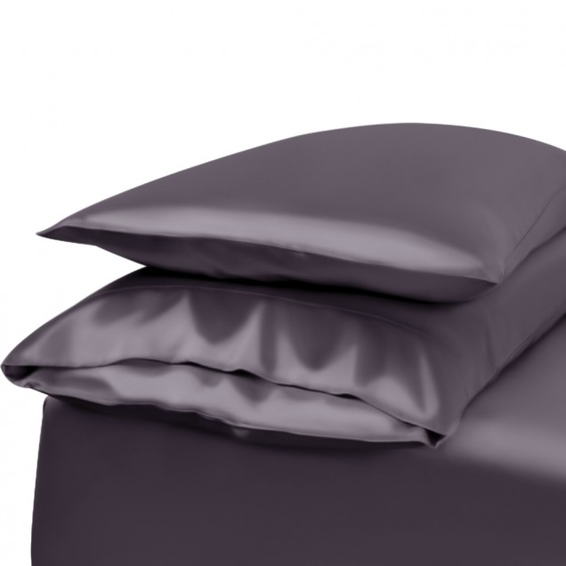 Best Slate Gray Envelope 22 Momme Mulberry Silk Pillowcase UK Best Slate Gray Envelope 22 Momme Mulberry Silk Pillowcase UK