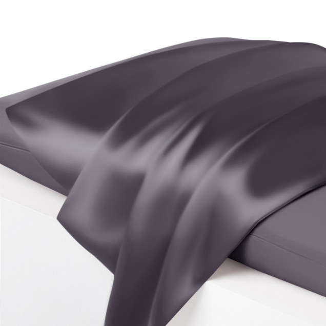 Best Slate Gray Envelope 22 Momme Mulberry Silk Pillowcase UK Best Slate Gray Envelope 22 Momme Mulberry Silk Pillowcase UK