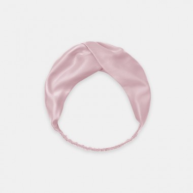 Best Suede Rose Mulberry Silk Headband UK