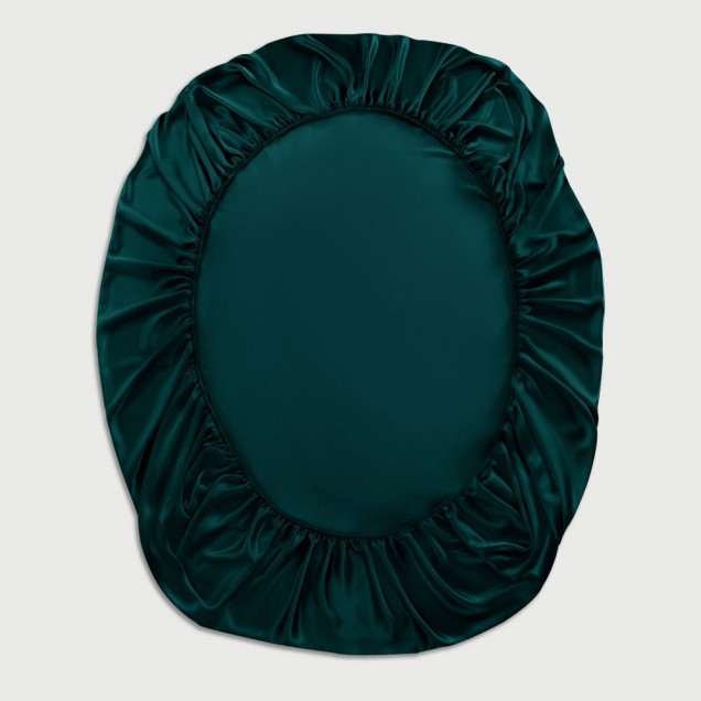 Best Teal 22 Momme Mulberry Silk Fitted Sheet UK Best Teal 22 Momme Mulberry Silk Fitted Sheet UK