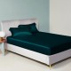 Best Teal 22 Momme Mulberry Silk Fitted Sheet UK Best Teal 22 Momme Mulberry Silk Fitted Sheet UK