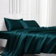 Best Teal 22 Momme Mulberry Silk Flat Sheet UK Best Teal 22 Momme Mulberry Silk Flat Sheet UK