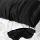 Best Two Piece Silk Gift Set Black Pillowcase & Eye Mask UK Best Two Piece Silk Gift Set Black Pillowcase & Eye Mask UK