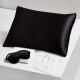 Best Two Piece Silk Gift Set Black Pillowcase & Eye Mask UK Best Two Piece Silk Gift Set Black Pillowcase & Eye Mask UK