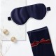 Best Two Piece Silk Gift Set Navy Pillowcase & Eye Mask UK Best Two Piece Silk Gift Set Navy Pillowcase & Eye Mask UK