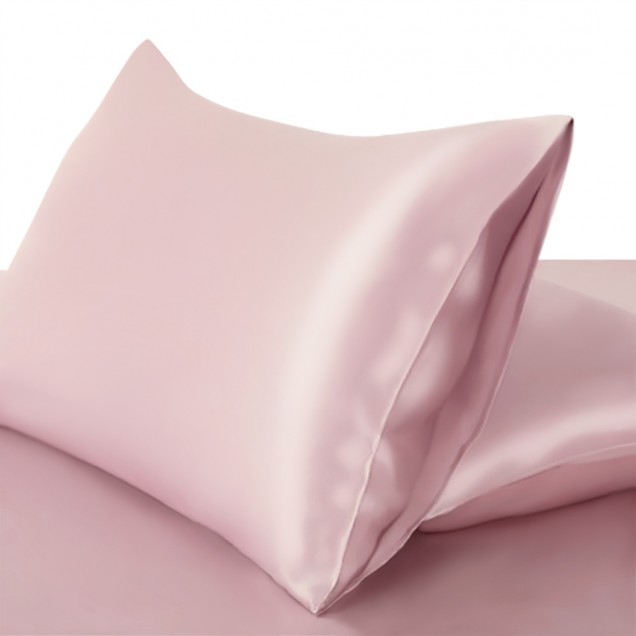 Best Two Piece Silk Gift Set Suede Rose Pillowcase & Eye Mask UK Best Two Piece Silk Gift Set Suede Rose Pillowcase & Eye Mask UK