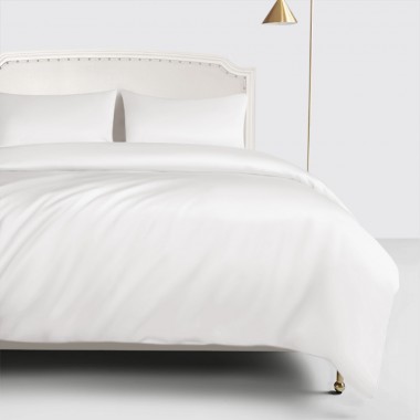 Best White 22 Momme Mulberry Silk Duvet Cover UK