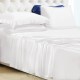Best White 22 Momme Mulberry Silk Flat Sheet UK Best White 22 Momme Mulberry Silk Flat Sheet UK